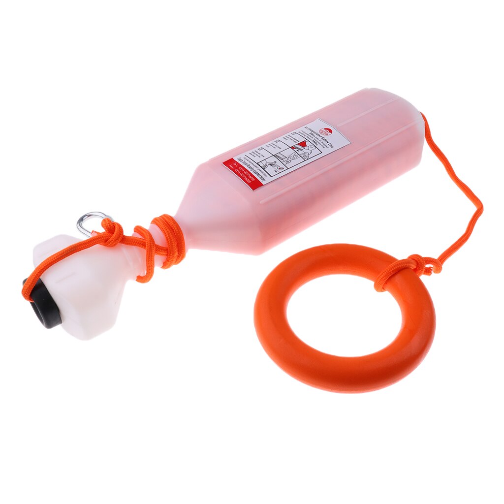 Heavy Duty Boat Water Buoyant Swimming Pool Life Saving 8mm 30m/45m Line Rope Case /& Floating Ring/Safety Hook
