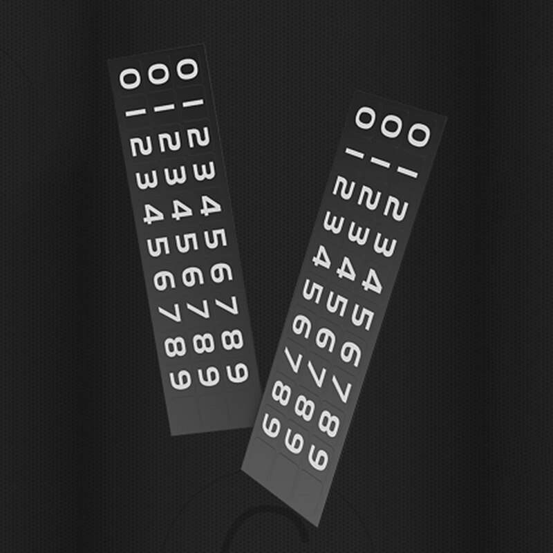 Temporary Parking Card Phone Number Card in Car Noctilucent Temporary Stop Sign Number Able