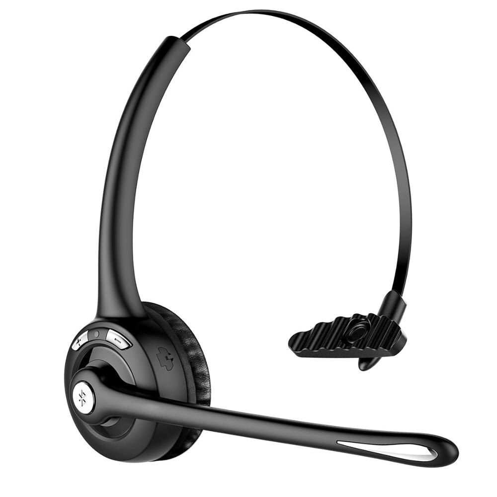 Mono Hoofdtelefoon Draadloze Bluetooth Headset Met Ruisonderdrukking Met Microfoon Voor Call Center Office Telefoon Trucker Drivers Oortelefoon: Default Title