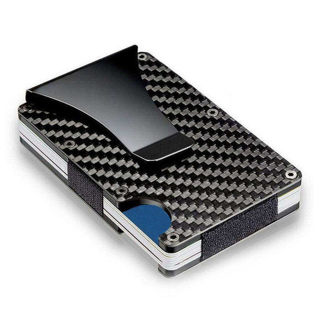 RFID Blocking Business Credit Card Holder Case Slim Wallet Portable Compact Protective Holder Gentleman