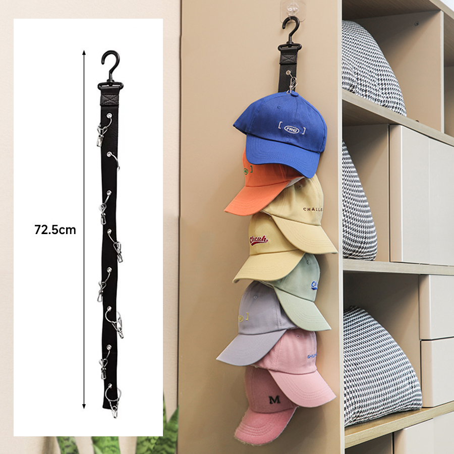 Hat Hooks Hanging with Hook with Metal Clips Hat Collections Caps Rack Hat Golf Caps Baseball Caps Home Organization Door Hooks: Bronze