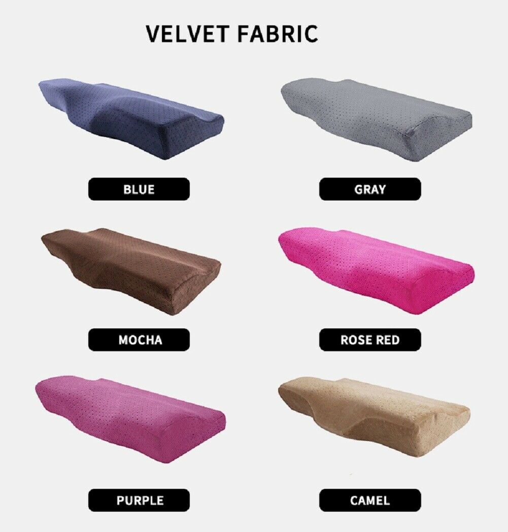 Contour Memory Foam Cervical Pillow Orthopedic Neck Pain Pillow for Side Back Stomach Sleeper Pillows Neck Head Back Support