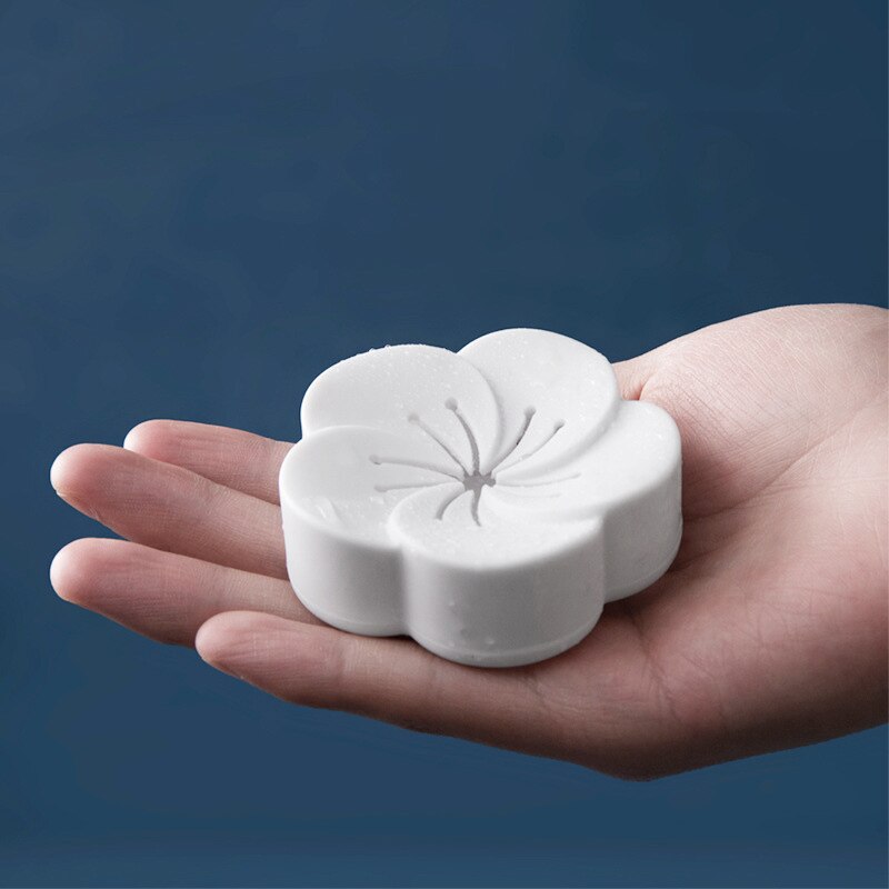 Car Toilet Purifier Air Fresh Box Eliminate Odors Smell Absorber Freshener Aromatherapy Box Deodorizer Flower Shape Storage Box