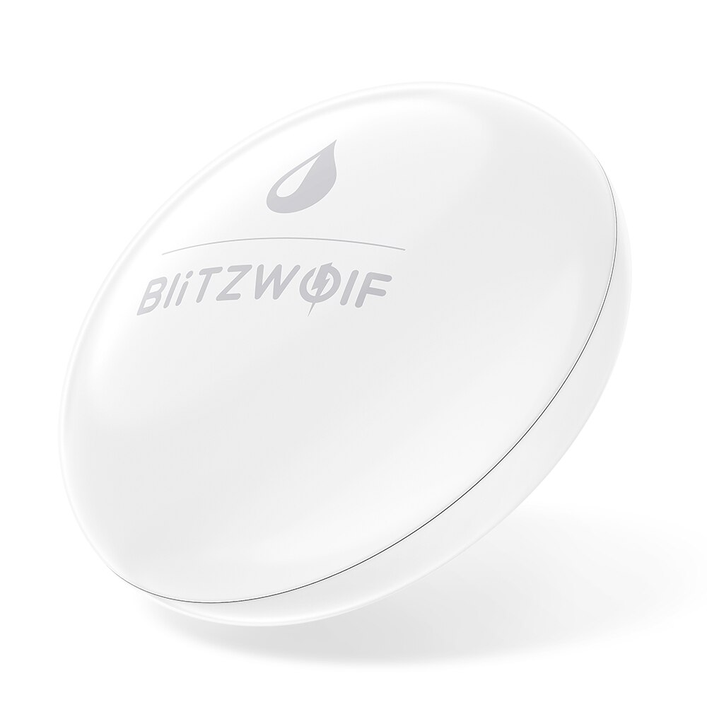 Blitzwolf Smart Home Zigbee Waterlek Sensor Smart Flood Detector Alarm Detecteren Real-Time App Alert Kennisgeving IP64 Waterdicht: Default Title