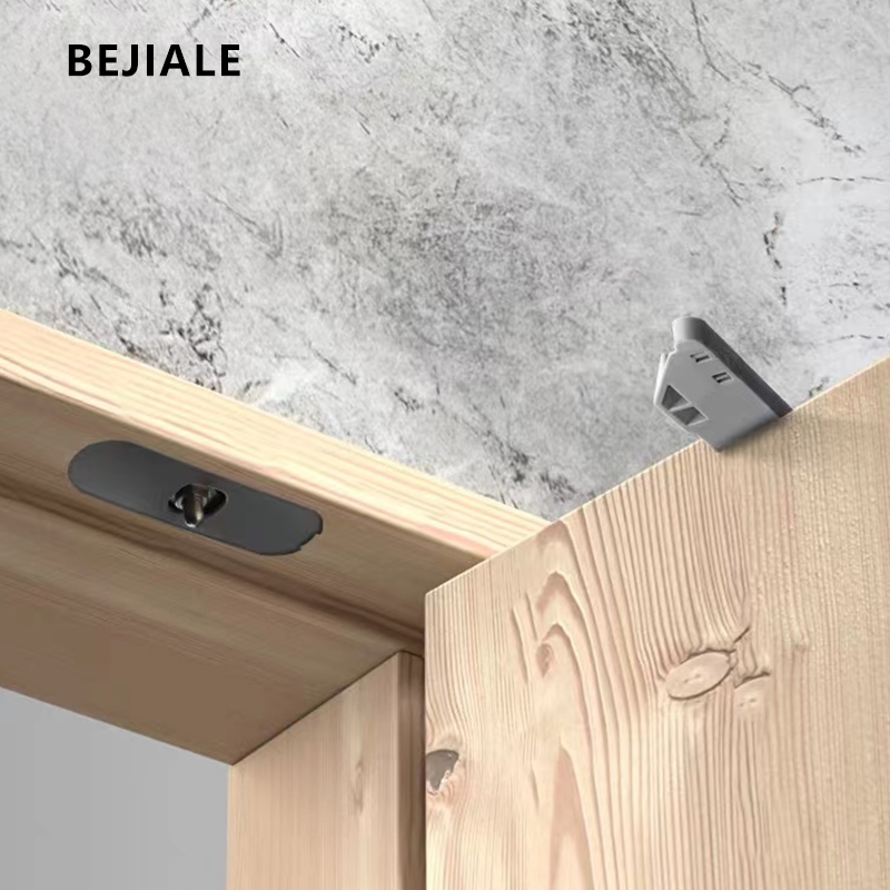 Resorte de puerta Invisible, amortiguador hidráulico silencioso, cierrapuertas automático, artefacto de cierre de tipo oculto para el hogar