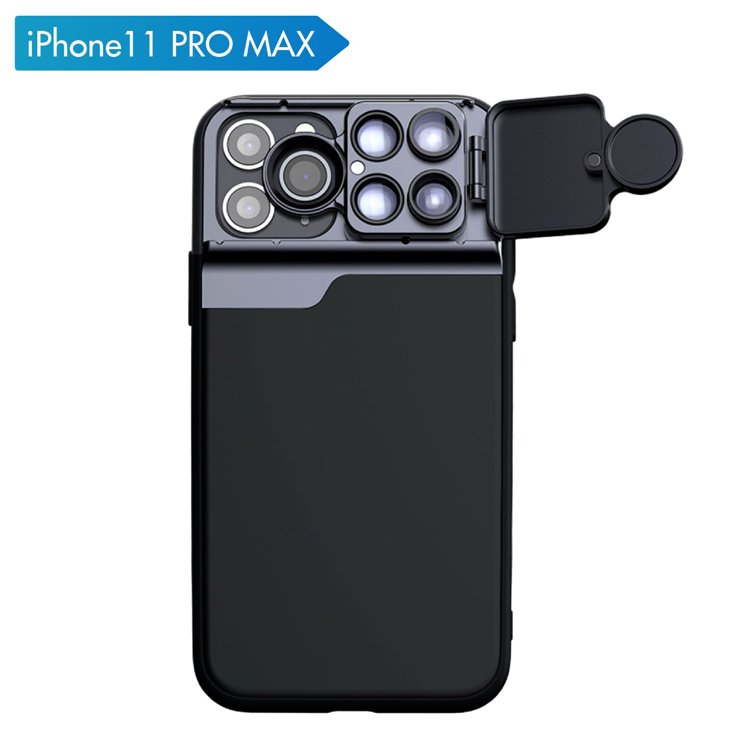 Telefon etui med kamera linse til iphone 11/11 pro /11 pro max cpl filter fish eye vidvinkel makrolinser telefon cover: Til iphone 11 pro max
