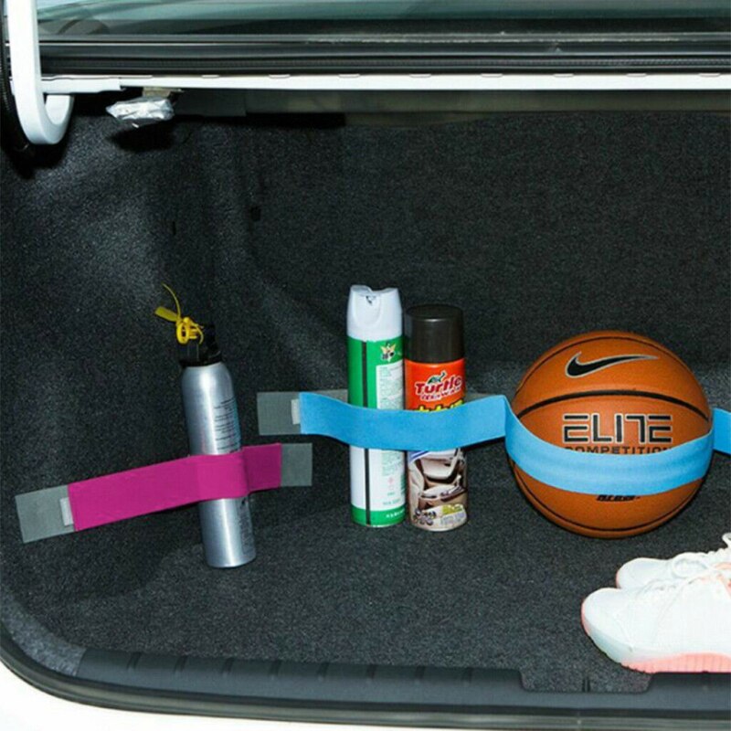 Correa organizadora de estiba de maletero de coche, Banda adhesiva de vendaje elástico fijo, accesorios de Interior, correa tensora