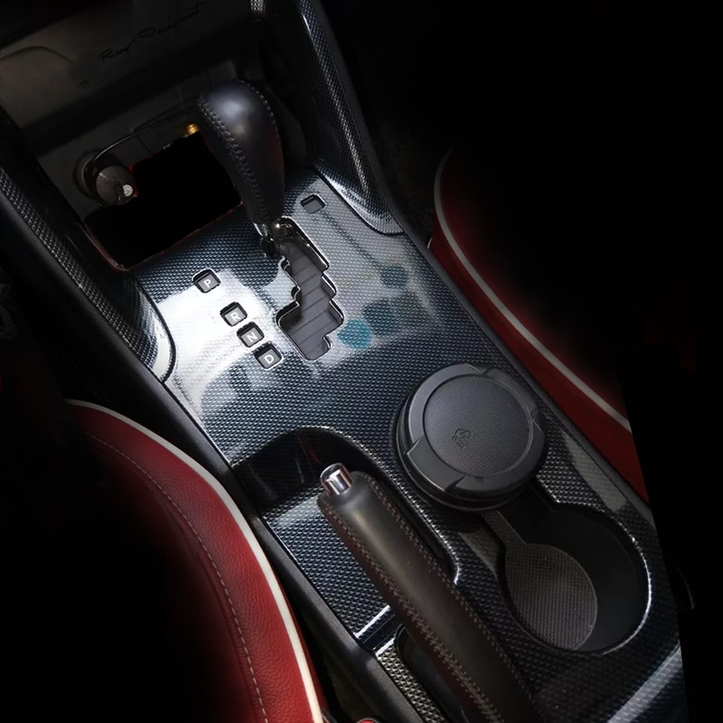 Carbon Fiber Printed Car AC Control Panel Sticker Cover Bowls Outlets Moulding Trim for Hyundai IX35