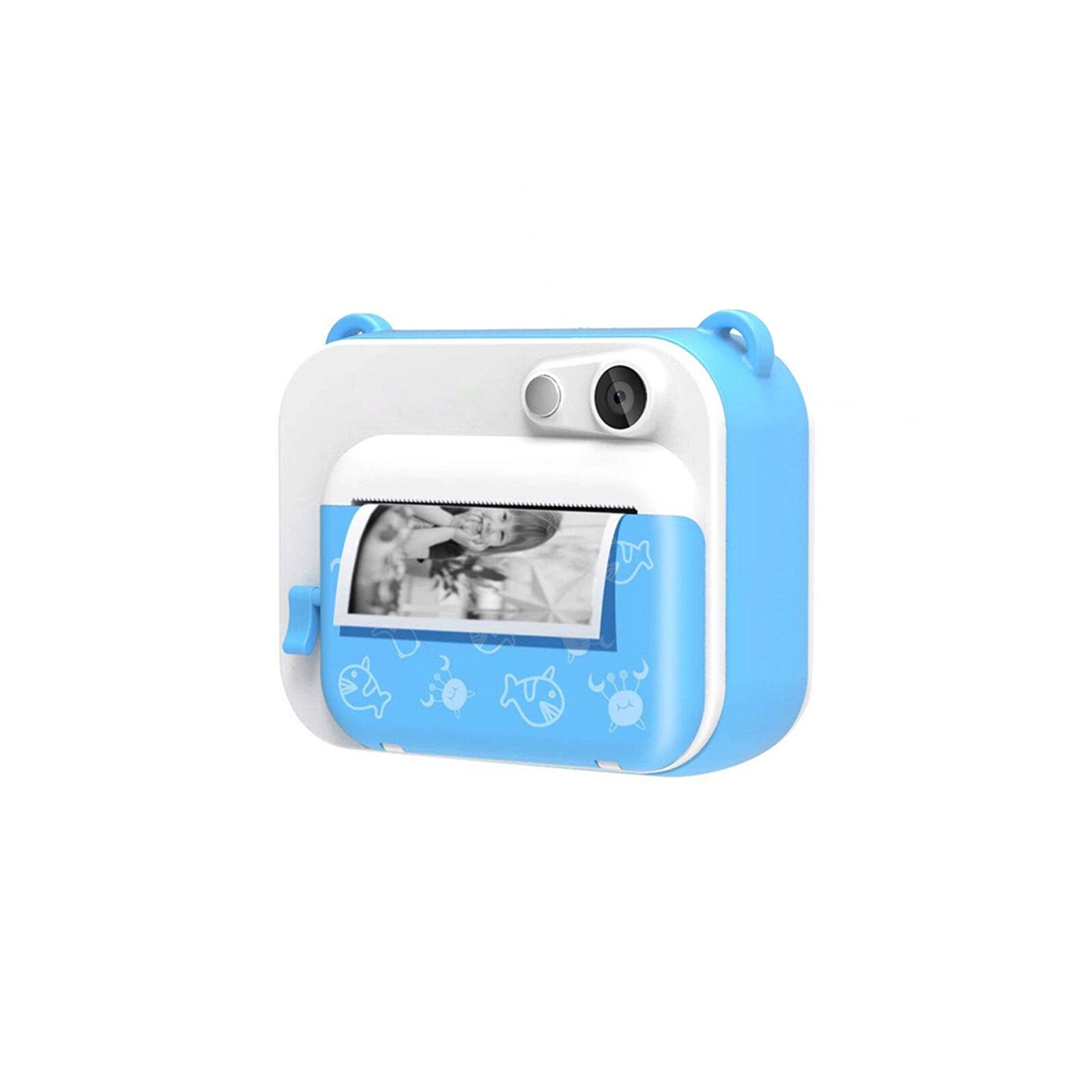 Black and White Print Children\u2019s Camera Photography Ink-free Camera Rechargeable Polaroid