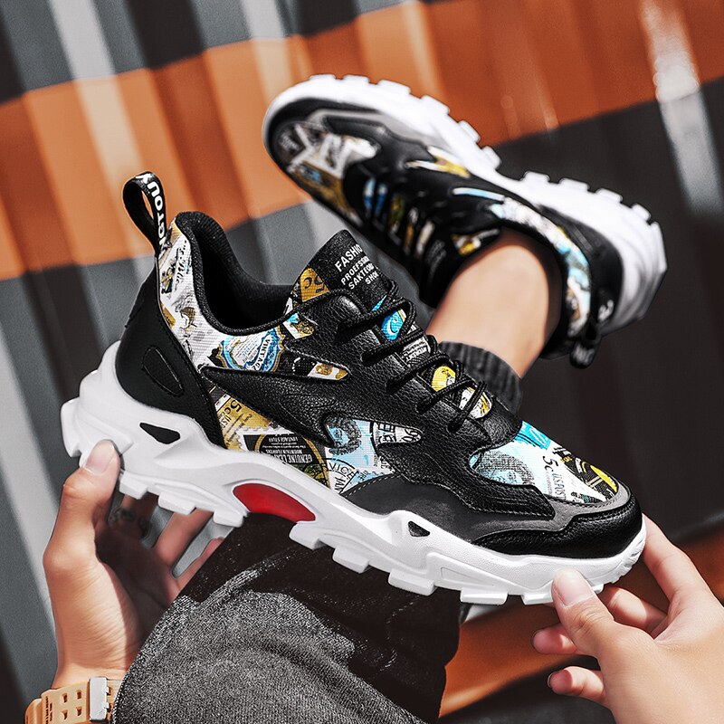 Summer Sneakers for Men Comfortable Outdoor Non-slip Men Casual Shoes Summer Outdoor Trend Flats Shoes Zapatos