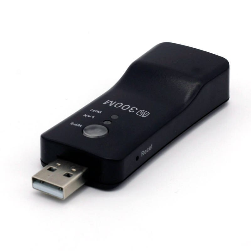 Adaptador de TV inalámbrico de 300 Mbps, extensor de rango WiFi, amplificador de señal de puente, repetidores Wi-Fi
