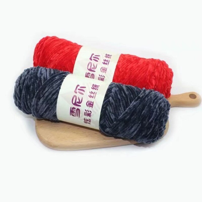 5 Ballen/Lot 500G Chenille Garen Pleuche Wol Bal Coral Fleece Sjaal Handgemaakte Diy Kintting Geweven Gehaakte Trui zacht Garen Bal