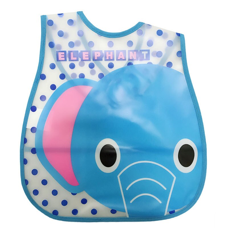 Baby Bibs EVA Plastic Waterproof Lunch Feeding Bibs Baby Cartoon Feeding Cloth Children Baby Apron Babador Bib: 6