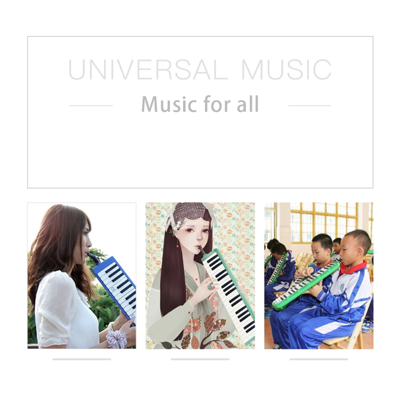 32-Key Melodica, Professionele Mond Melodica Keyboard Orgel Melodica Instrument Kit Voor Volwassenen, Studenten En Kinderen