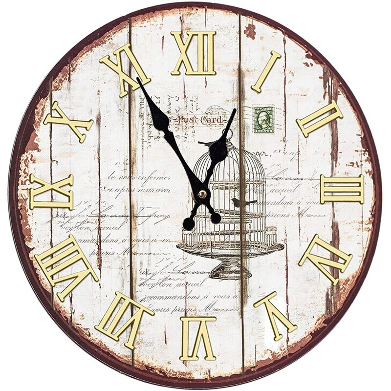 15 Pieces Clock Numerals Kit DIY Digital Clock Numbers Clock Hands Replacement Parts Clock Accessories (Roman Numerals)