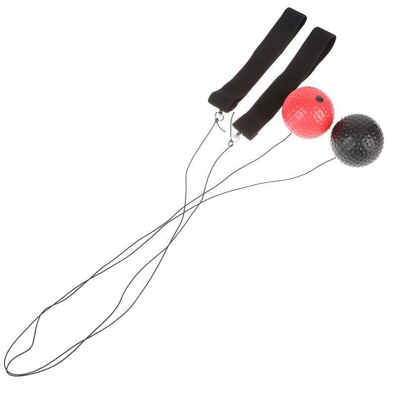 Pu-boll huvudmonterad speed ball boxning magisk boll kamp boll pannband för reflex reaktionshastighet träning i boxning stansning