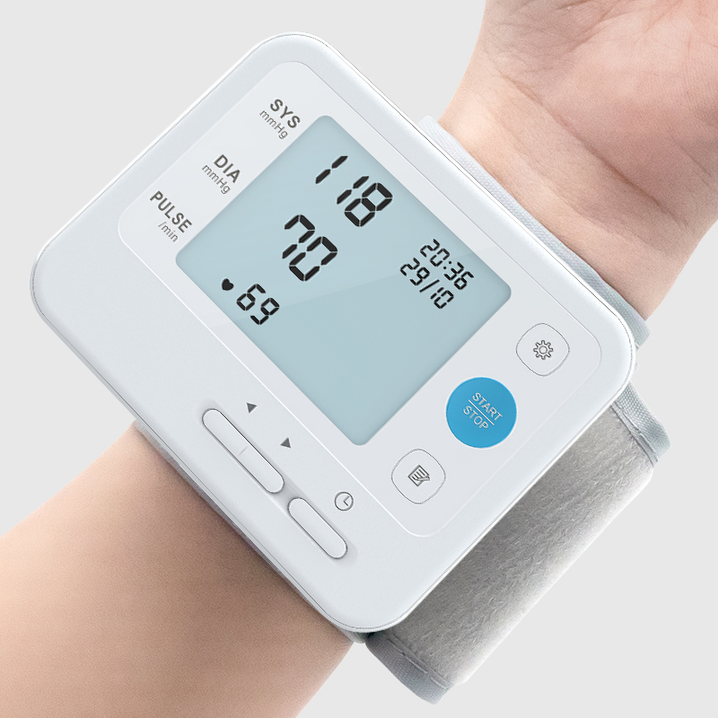 Monitores de presión arterial digitales automáticos, medidor de pulso y ritmo cardíaco, tonómetro Lcd para medir la parte superior del brazo, para el cuidado de la salud en el hogar