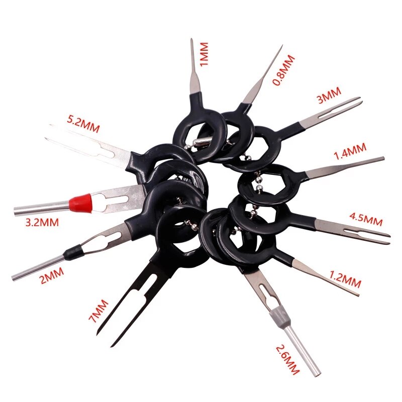 Beler 5pcs Car Cable Wire Terminal Socket Plug Pin Removal