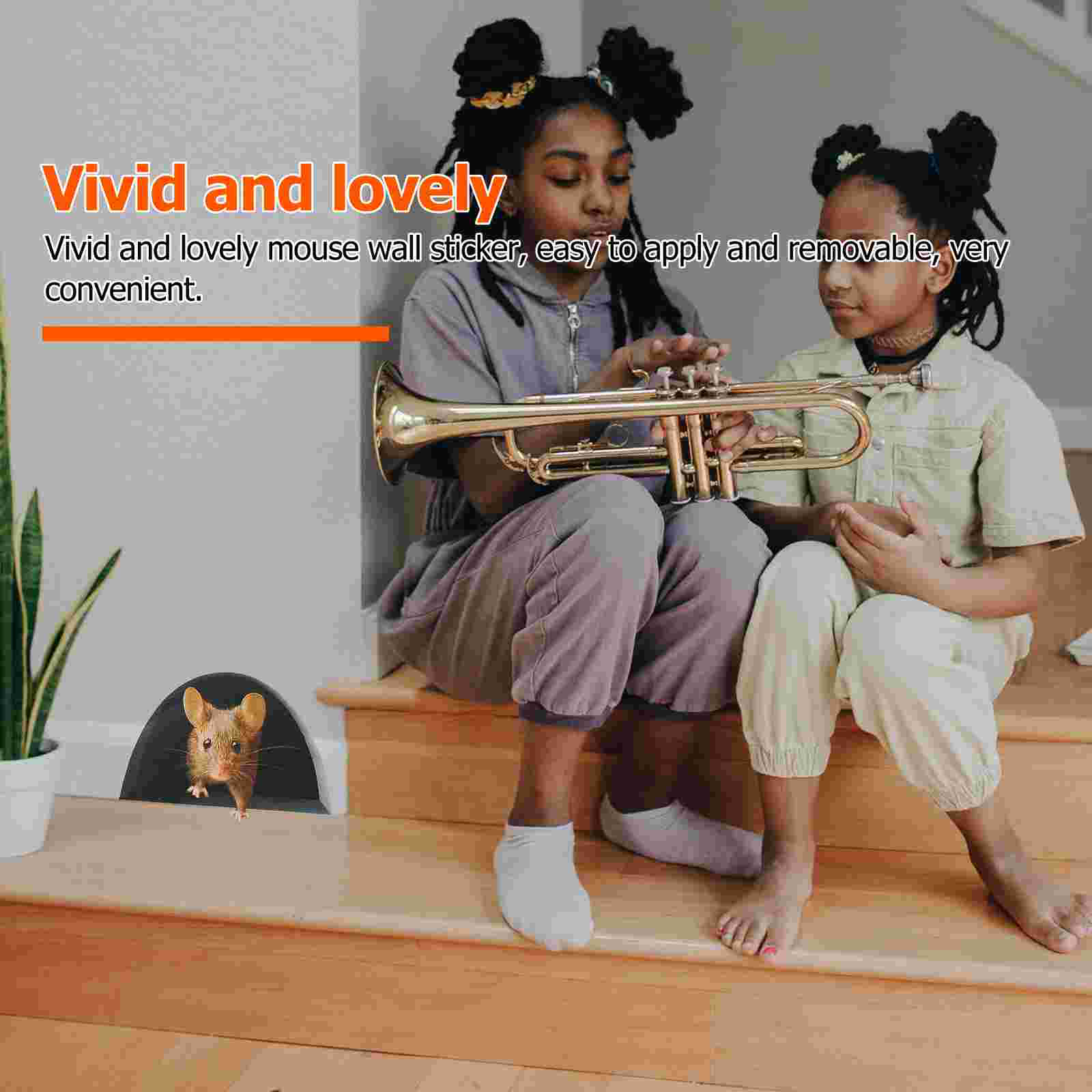 30Pcs 3D Animal Cave Wall Decals Removable Wall Stickers Room Decor