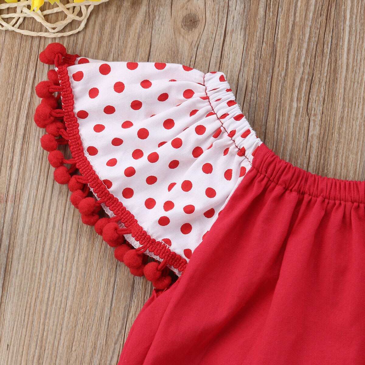 Peuter babymeisjes wave point strik romper chique outfits kinderkostuum 2 stuks babykleding
