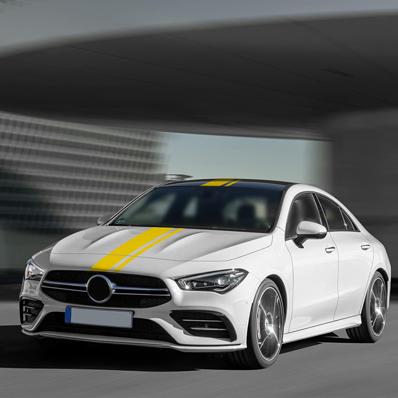 3pcs Car Body Long Stripe Sticker Car Hood Roof Tailgate Decorative Sticker Diy Car Body Sticker Suitable For All Cars