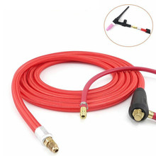 3m TIG Welding Cable Hose – Soft Flexible Integrated Lead For WP9/WP17 Air-Cooled Torches, 2-150A