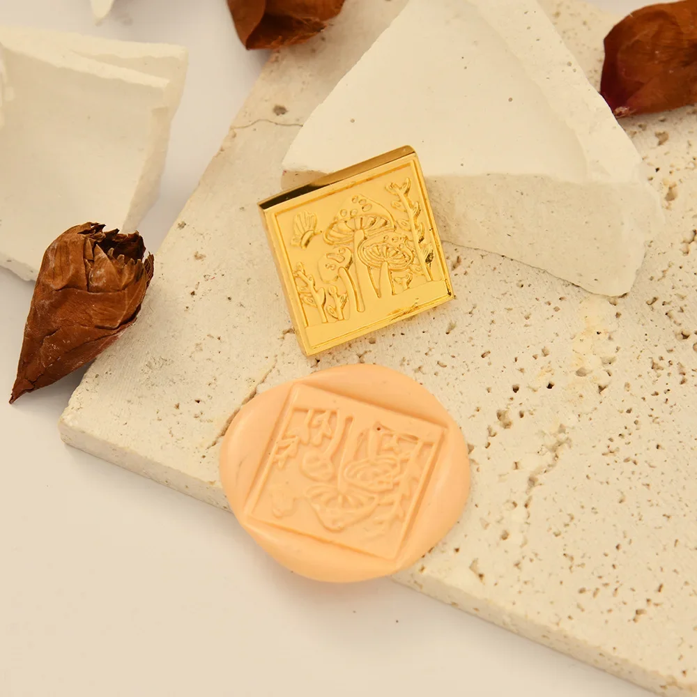 Wax Seal Stamp for Scrapbooking Photo Flower Paw Seal Wax Stamp Head Album Seal Stamp DIY Craft for Card Making ZT0102