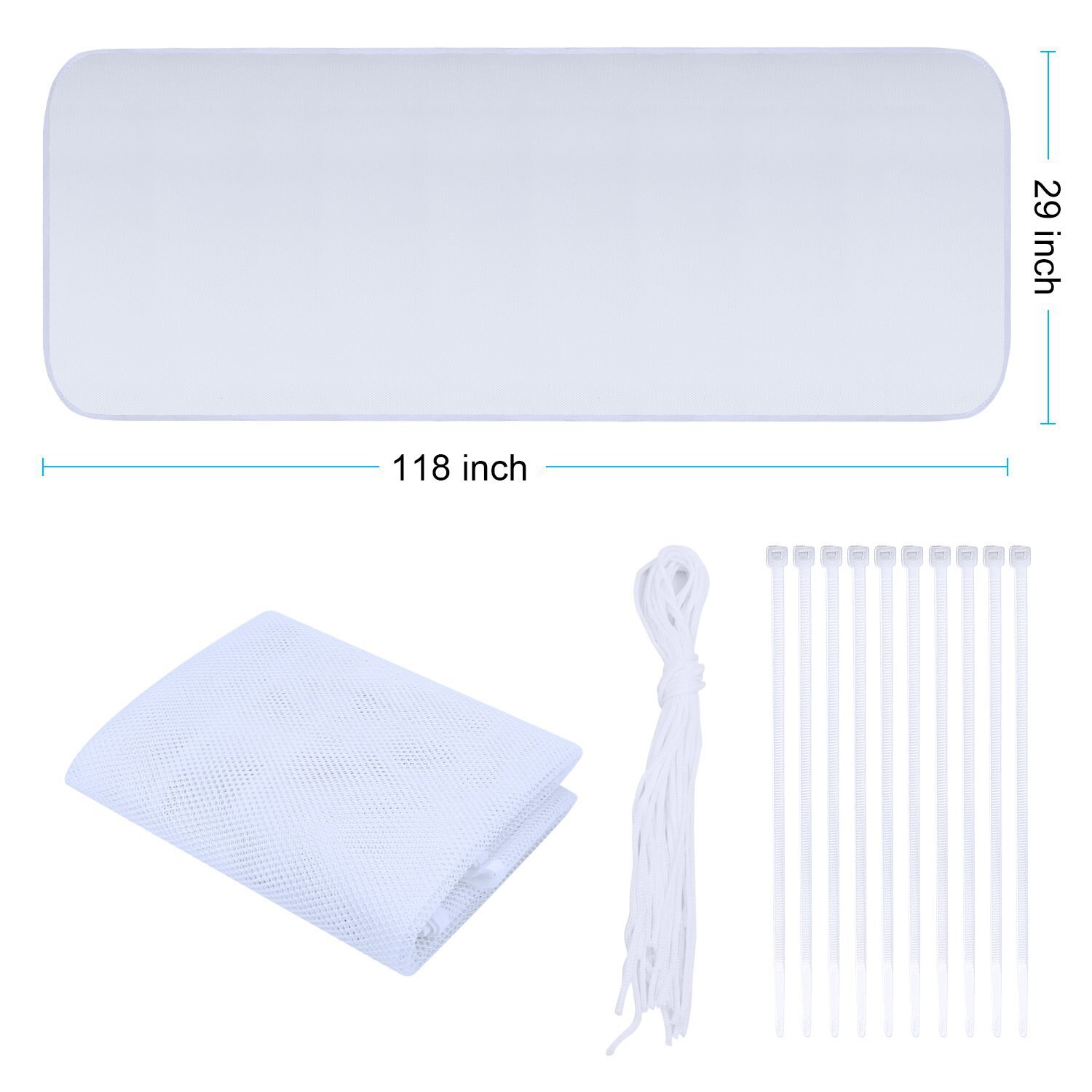 Thick Mesh Fall Protection Kids Stairs Safety Net Indoor Outdoor Sturdy Patios Adjustable Balcony Baby Fence Solid With Ropes