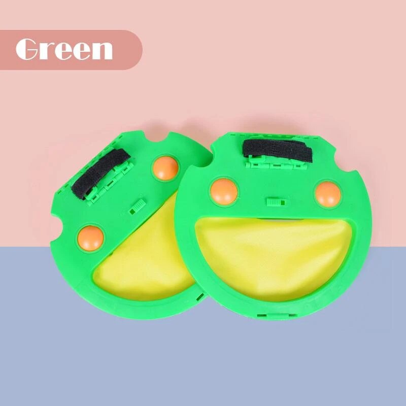 Table Tennis Toss Catch Ball Game Set Catch Ball Game Set Throw And Catch Parent-Child Interactive Outdoor Toys: Green