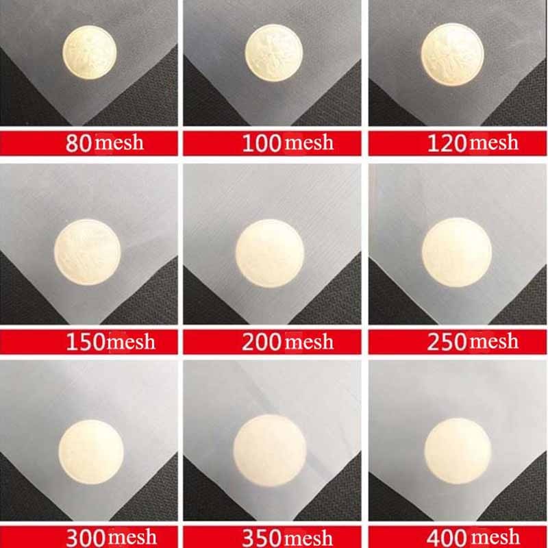 400 mesh/In 38 micron gauze water nylon filter mesh soya bean paint screen coffee wine net fabric industrial filter cloth 3 size