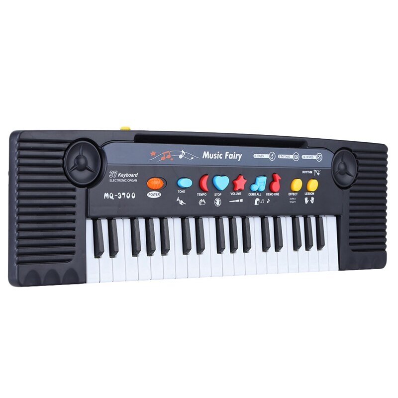 BMDT-37 Toetsen Multifunctionele Mini Elektronische Keyboard Piano Muziek Speelgoed Met Microfoon Educatief Electone Voor Kinderen B