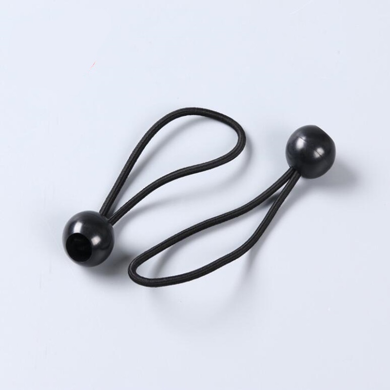 5 stuks* zwarte bal bungee elastisch schokkoord bungees zeildoeken tentband elastisch touw bal