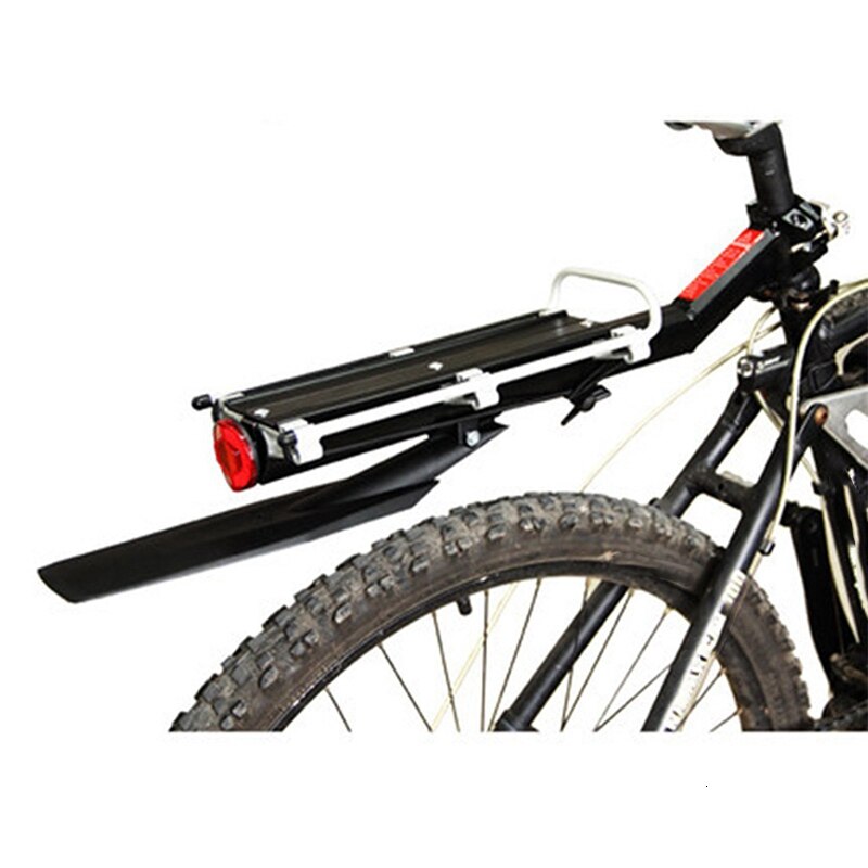 Bicycle Cargo Rear Rack Aluminum Alloy Frame Detachable Luggage Carrier Holder Stand MTB Bike Back Shelf with Fender