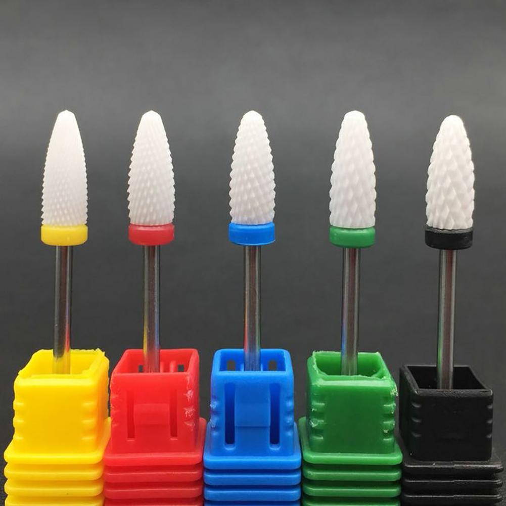 Taladro de decoración de uñas de cerámica, herramienta de pulido eléctrico para manicura y pedicura, pulidor de uñas