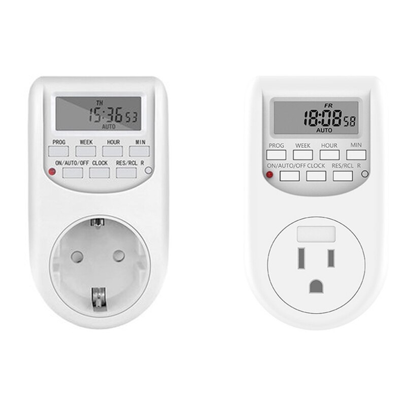 Programmable Timer Switch Socket 50Hz With Summer Time Random Function For Kitchen Timer Switch