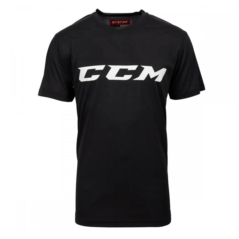 CCM 2020 autentici uomini delle nuove T-Shirt T-Shirt da donna vestiti delle donne di sport manica corta stampato top pacchetto della posta: BLACK SR XXL