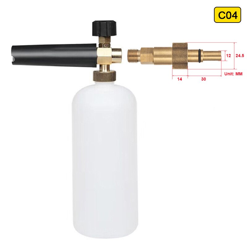High Pressure Washer Snow Foam Lance Foam Cannon For Karcher Daewoo Hammer Huter Makita Bosch Parkside Lavor Stihl Car Wash: C04