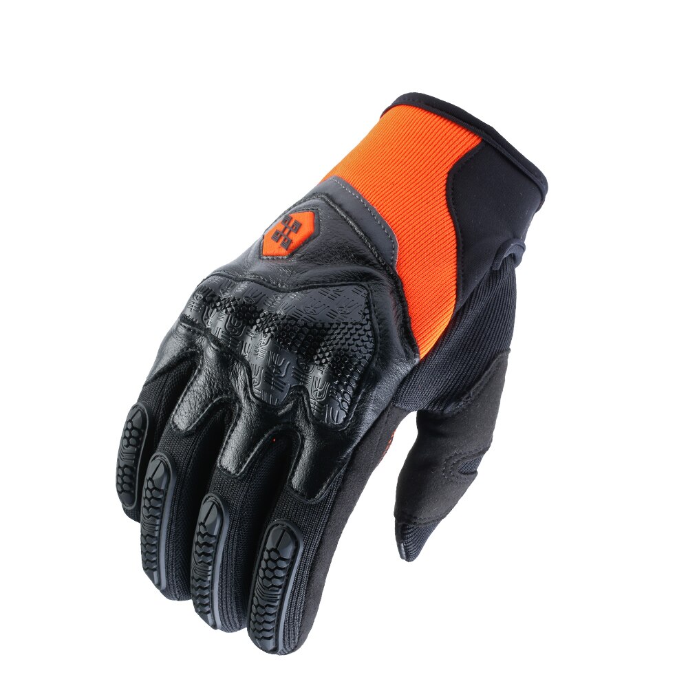 Motorcycle Gloves For Men Women - Full Finger Breathable Touch Screen Dirt Bike ATV MTB Riding Gloves