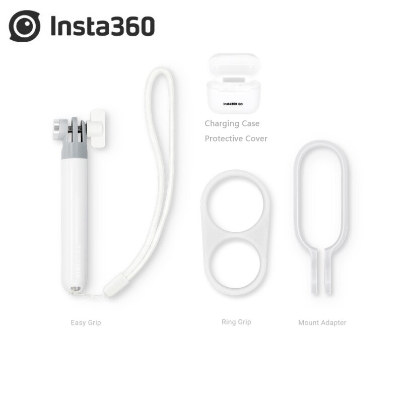Insta360 GEHEN Prämie Zubehör Bausatz Ring Griff Einfache Griff montieren Adapter Tragen fallen Für Insta360 Gehen Zubehör: 4 zubehör