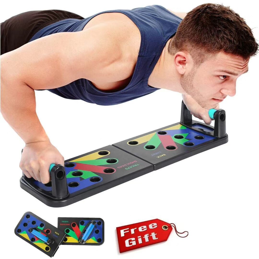 Push-Up Rack Board 9 In 1 Uitgebreide Fitness Oefening Fitness Fitness Training Gym Push-Up Board