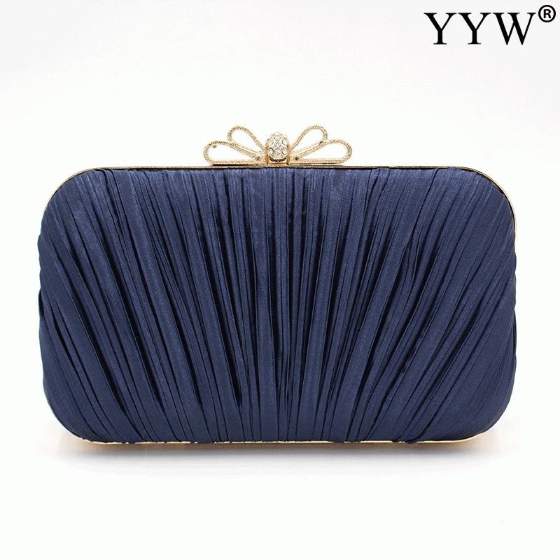 Red Women Clutch Evening Bag Purse With Detachable Chain Handbag Wedding Cocktail Party Velvet Clutches Prom Wedding Shoulder: deep blue