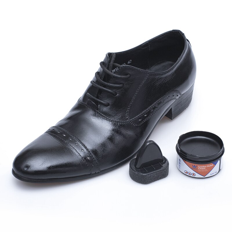 Leather Shoe Boot Polish Cream with Brush Shoe Wax Repair Shoes Glossy Shine Nourishes Protection @LS