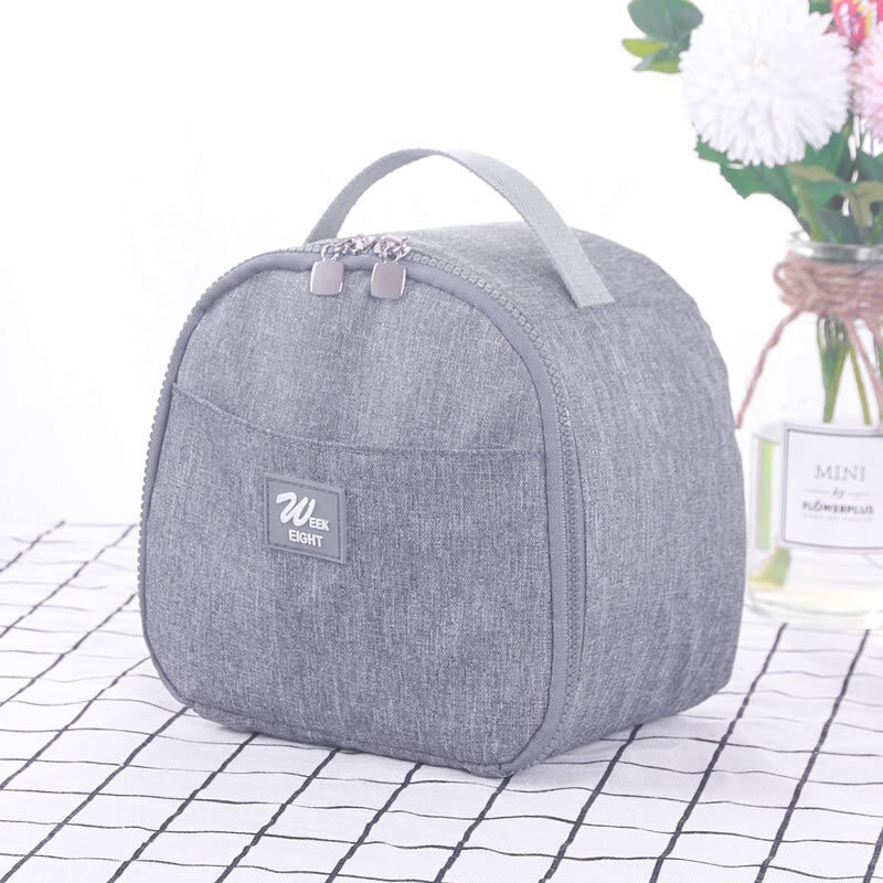 Portable Insulated Thermal Cooler Lunch Box Bento Tote Storage Bag Case Picnic lunch bags for women loncheras para mujer #40