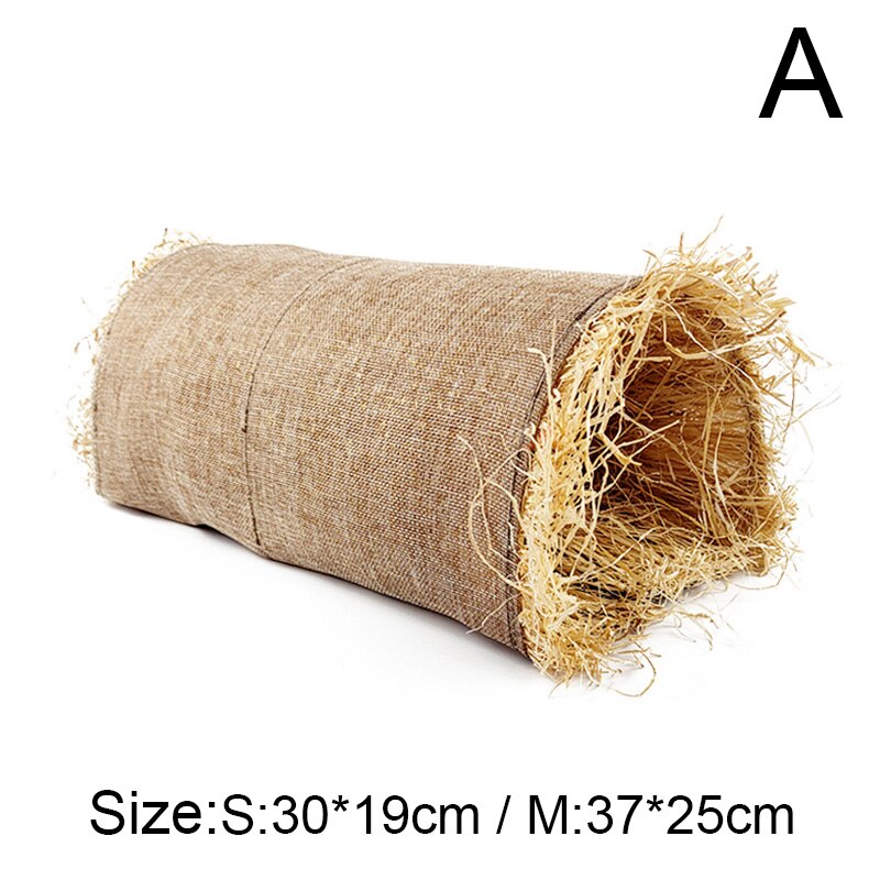 Rabbit Hideaway Toy Animal Grass Straw Bunny Tunne... – Grandado