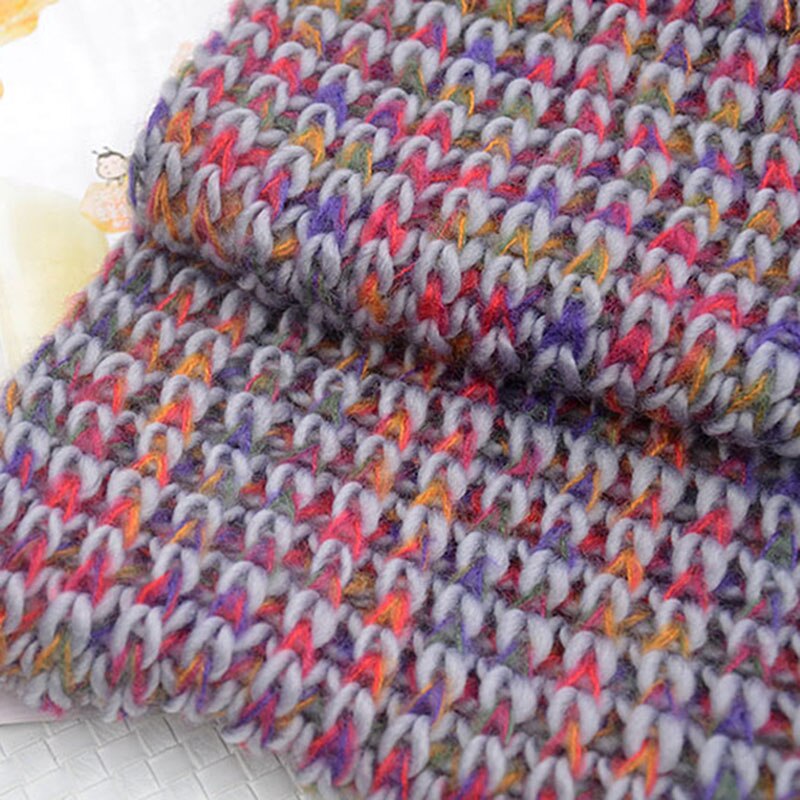 Winter Knitted Snood Scarf Women Warm Infinity Chunky Colorful Soft Circle Ring Scarf Loop Foulard Femme Top