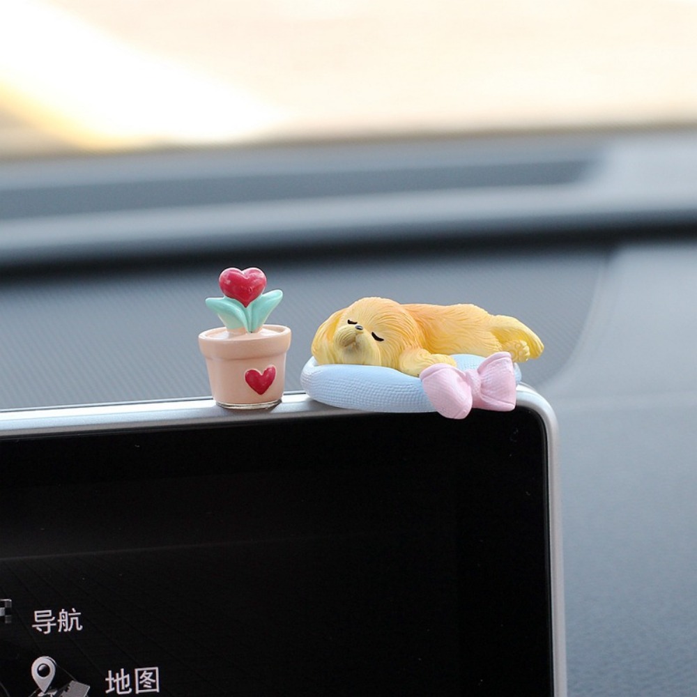 Nette Autos Zubehör Lustige Kawaii Tier Ornament Auto Zentrale Steuerung Bildschirm Rückspiegel Dekor Auto Zubehör Innen