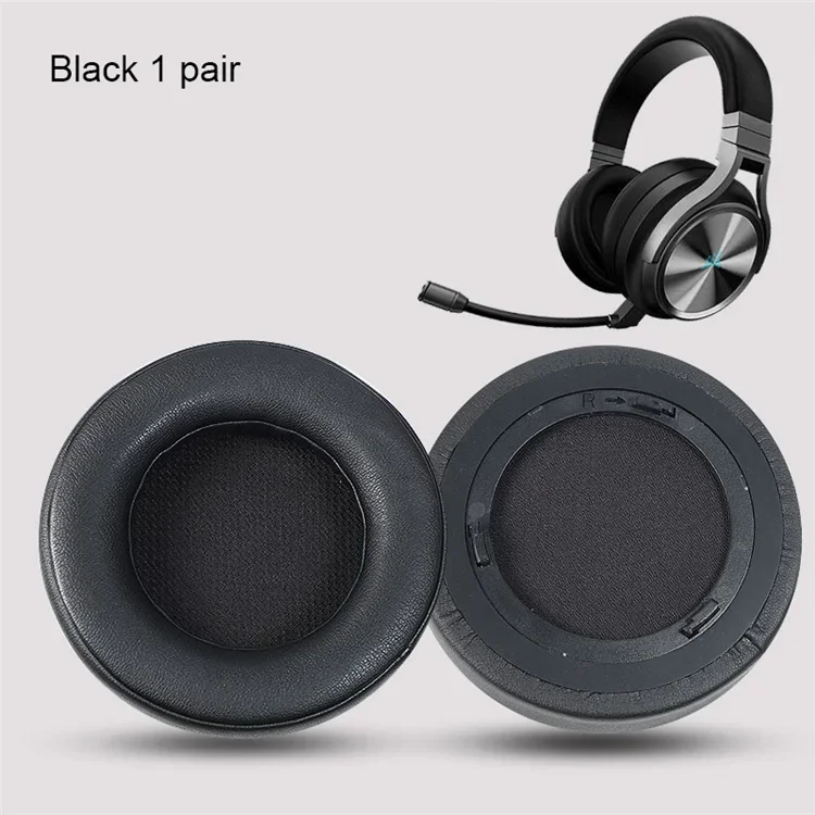 Replacement Earpads Ear Pad For Corsair Virtuoso RGB Wireless SE Gaming Headphones Headphone Memory Foam Pads Ear: black