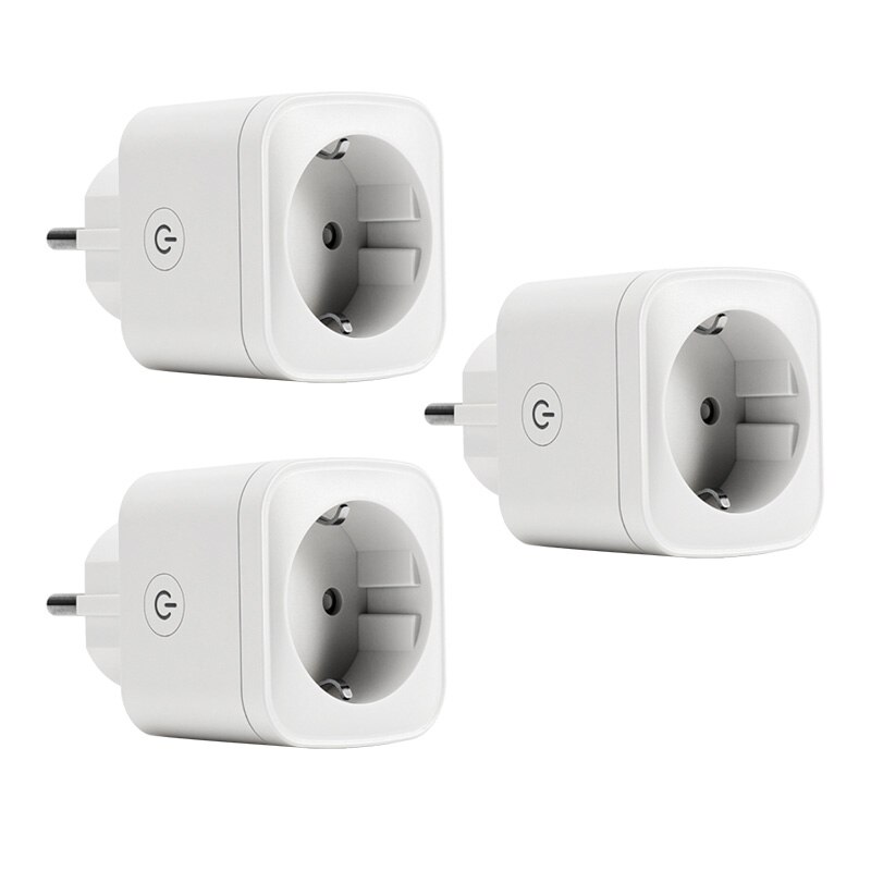 WiFi Smart Wireless Plug EU Adaptor Remote Control Power Energy Monitor Outlet Socket Alexa Google Home Tuya Home Accessories: 3 pieces