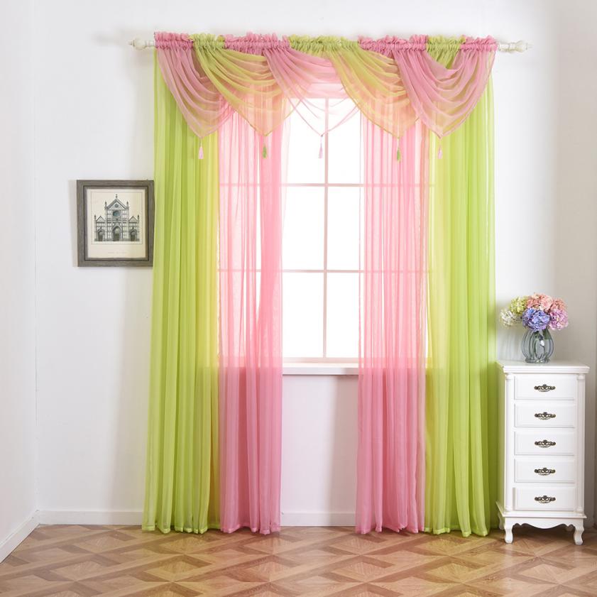 Voile Curtain Swags All Colours Pelmet Valance Net Curtains Voile Swag t1226