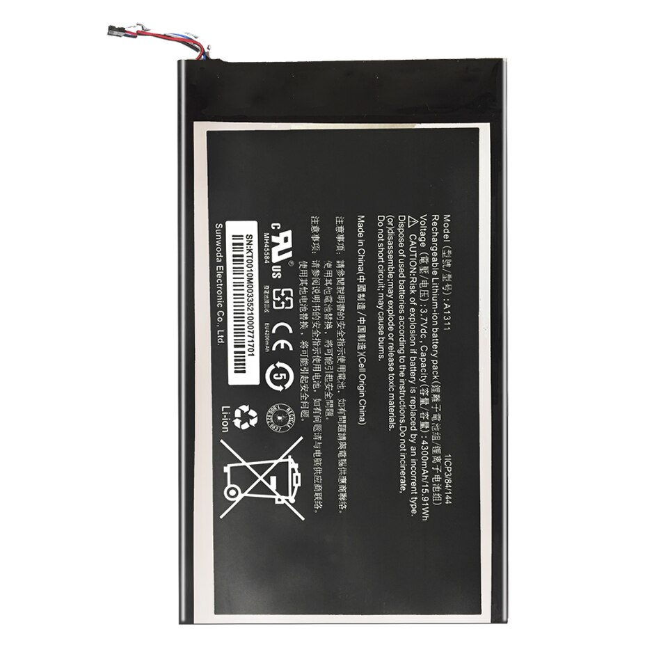 A1311 Fit Voor Acer Iconia Tab A1-830 A1311 A1 830 4300 Mah Vervangende Laptop Batterij